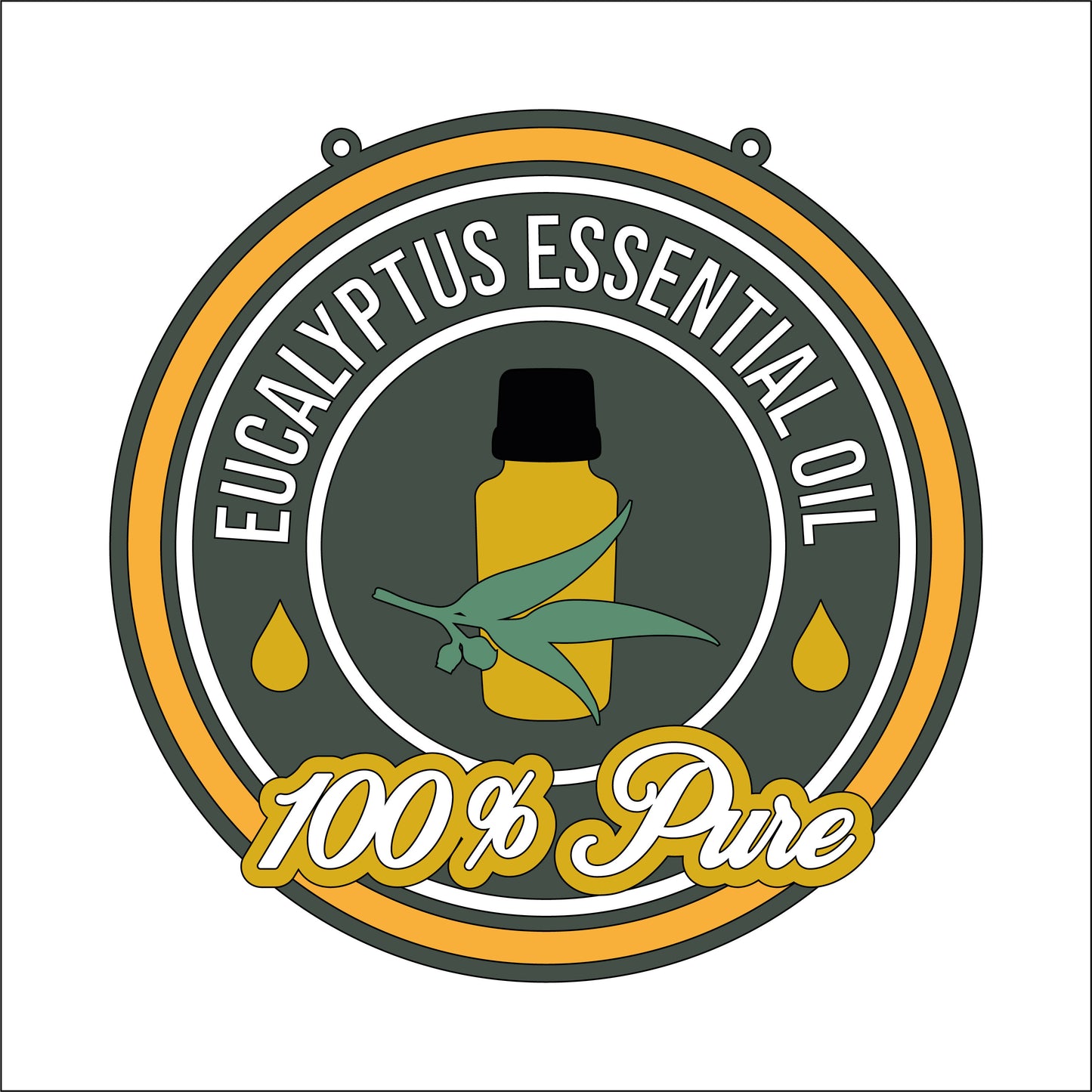 20cm Eucalyptus Sign
