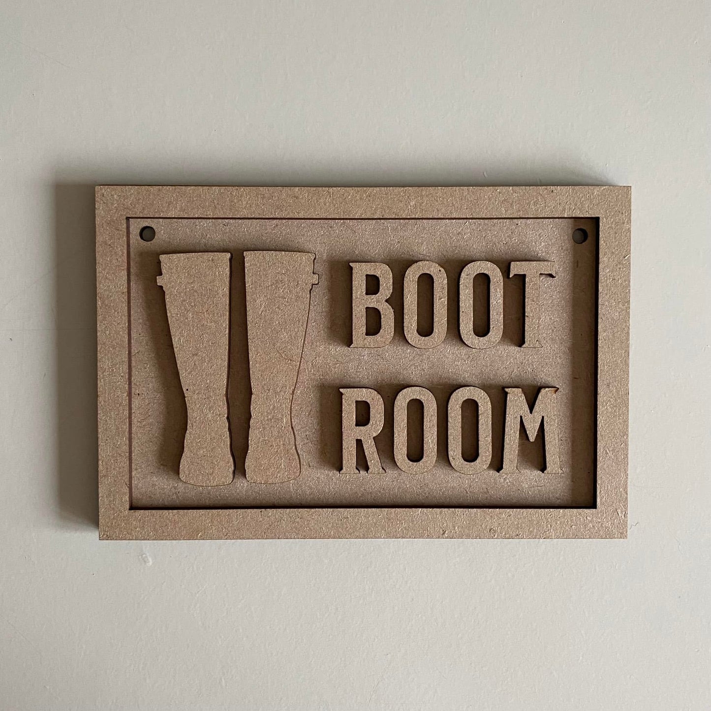 15cm Boot Room Sign