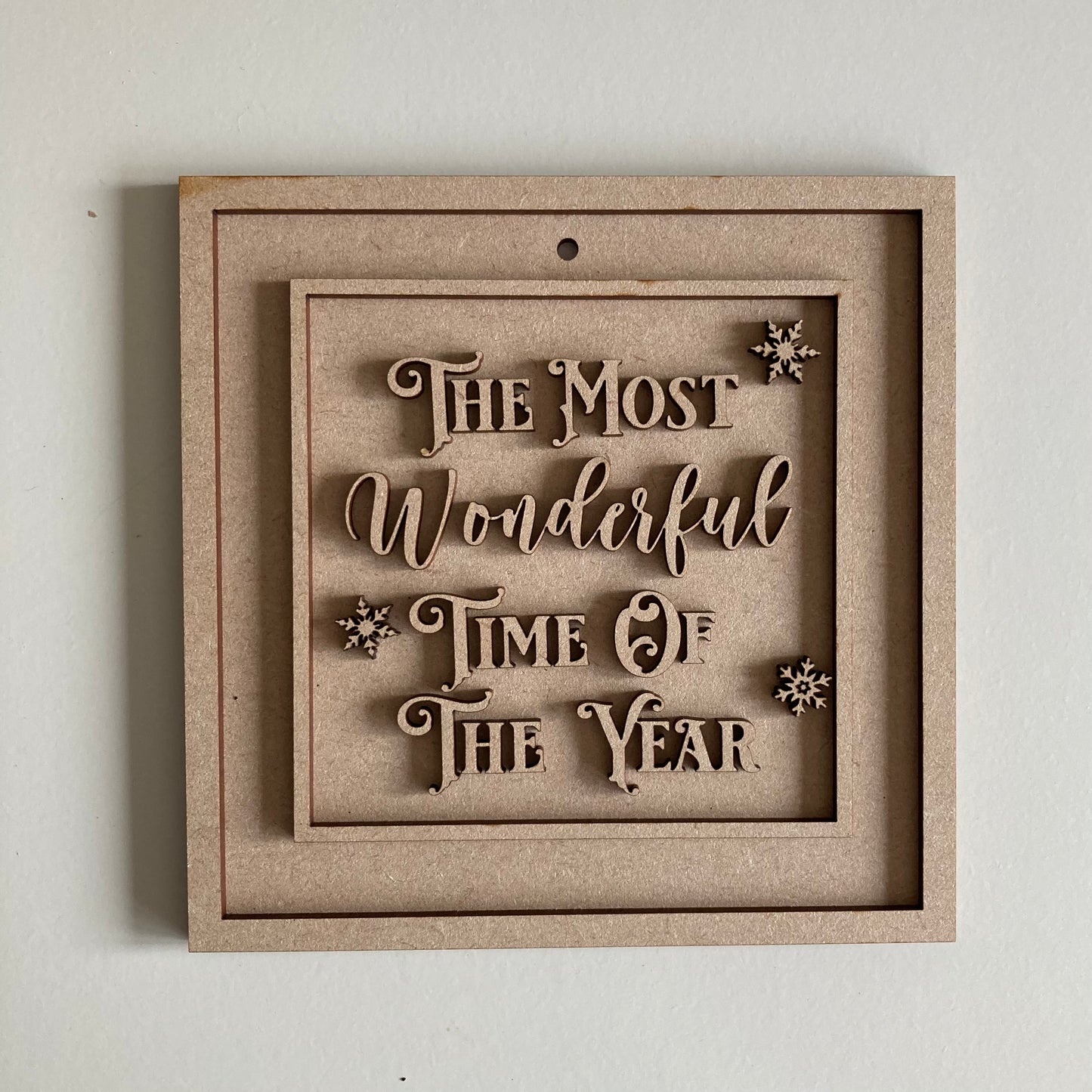 15cm The Most Wonderful Time Sign