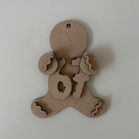 10cm 67 Gingerbread Character