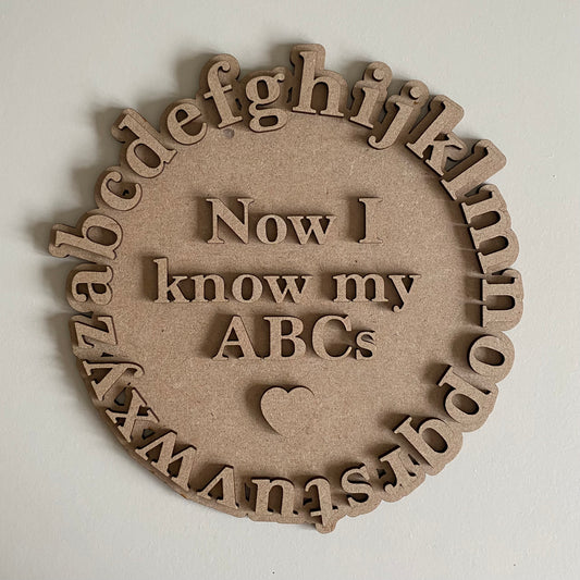 20cm Alphabet Heart Sign