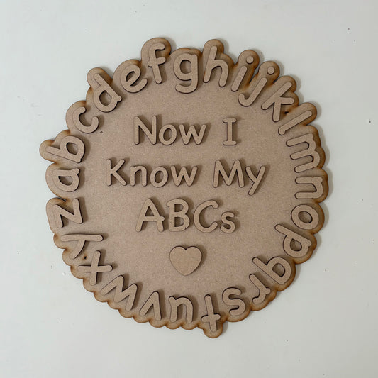 20cm Alphabet Heart Sign