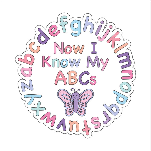 20cm Alphabet Butterfly Sign