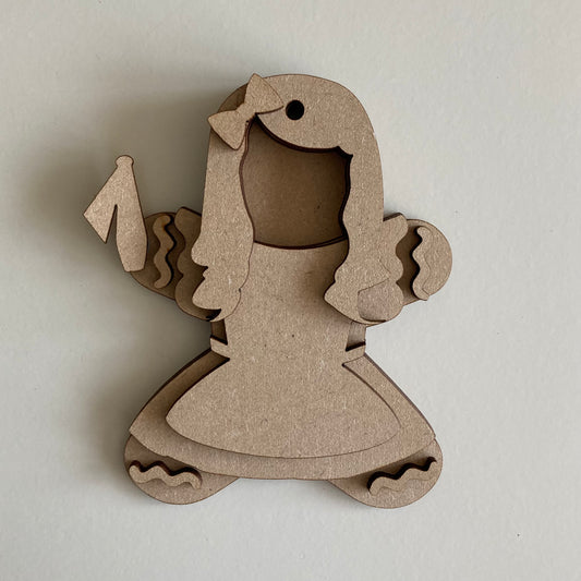 10cm Alice In Wonderland Gingerbread Character