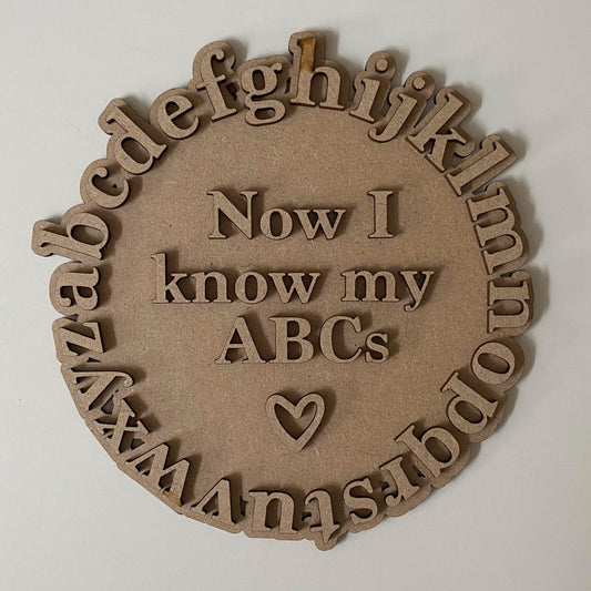 20cm Alphabet Primitive Heart Sign