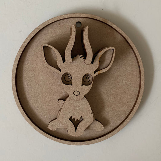 10cm Antelope Bauble