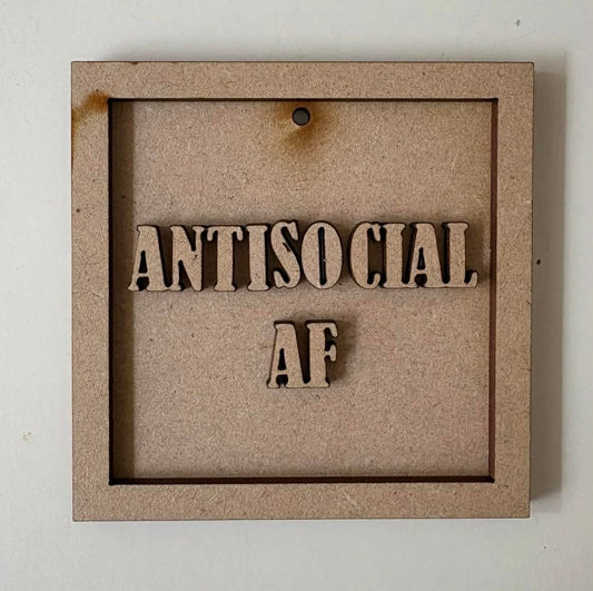 9cm Antisocial AF Mini Frame