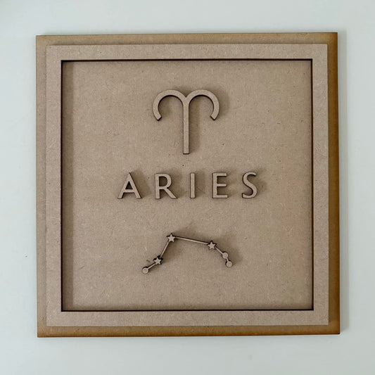 19cm Aries Sign