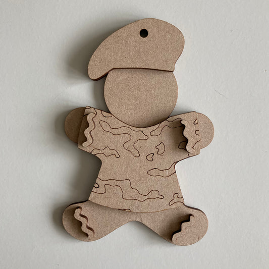 10cm Soldier Gingerbread Character