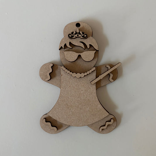 10cm Hollywood Actress Gingerbread Character