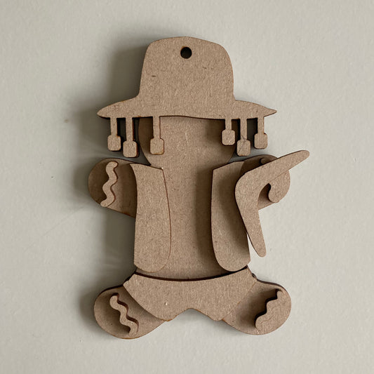 10cm Aussie Gingerbread Character