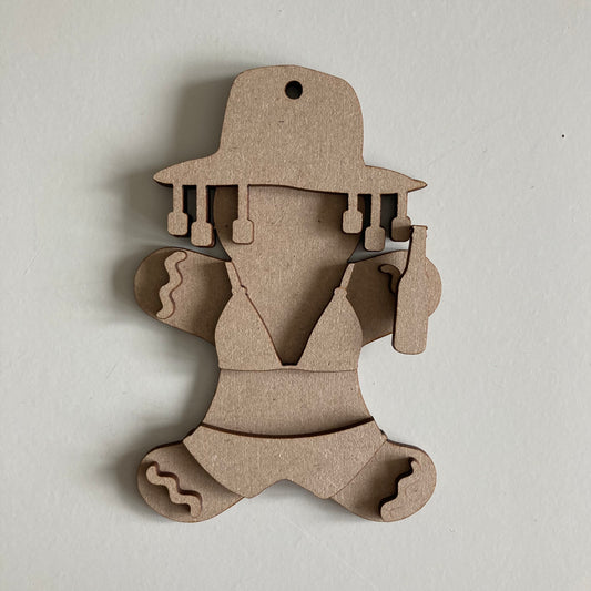 10cm Aussie Female Gingerbread Character