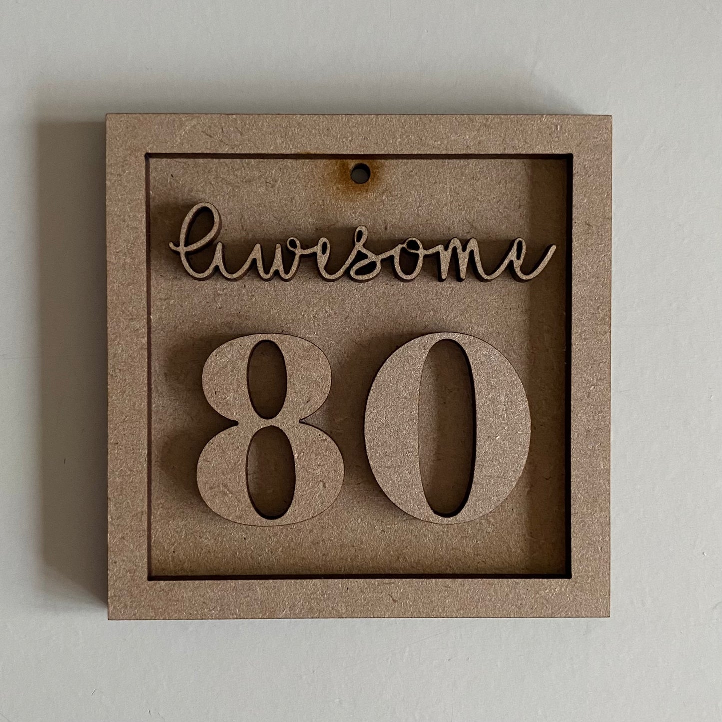 9cm Aweome 80 Milestone Mini Frame
