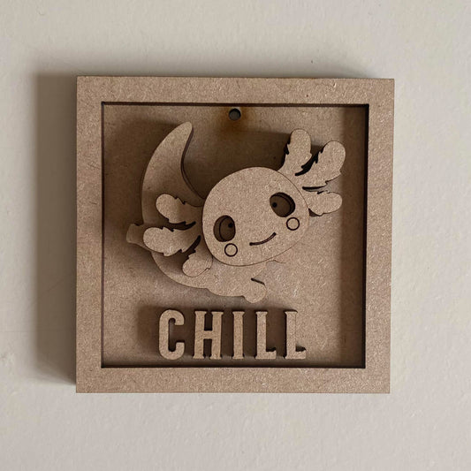 9cm Axolotl Chill Mini Frame