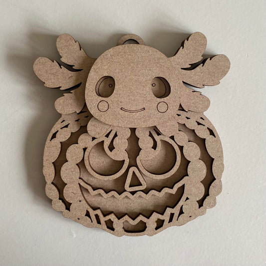 12.5cm Axolotl Halloween Sea Urchin Decoration