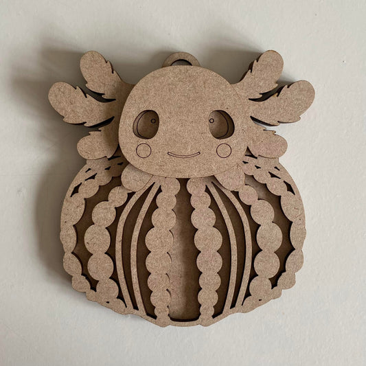 12.5cm Axolotl Sea Urchin Decoration