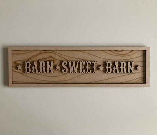 30cm Barn Sweet Barn Sign
