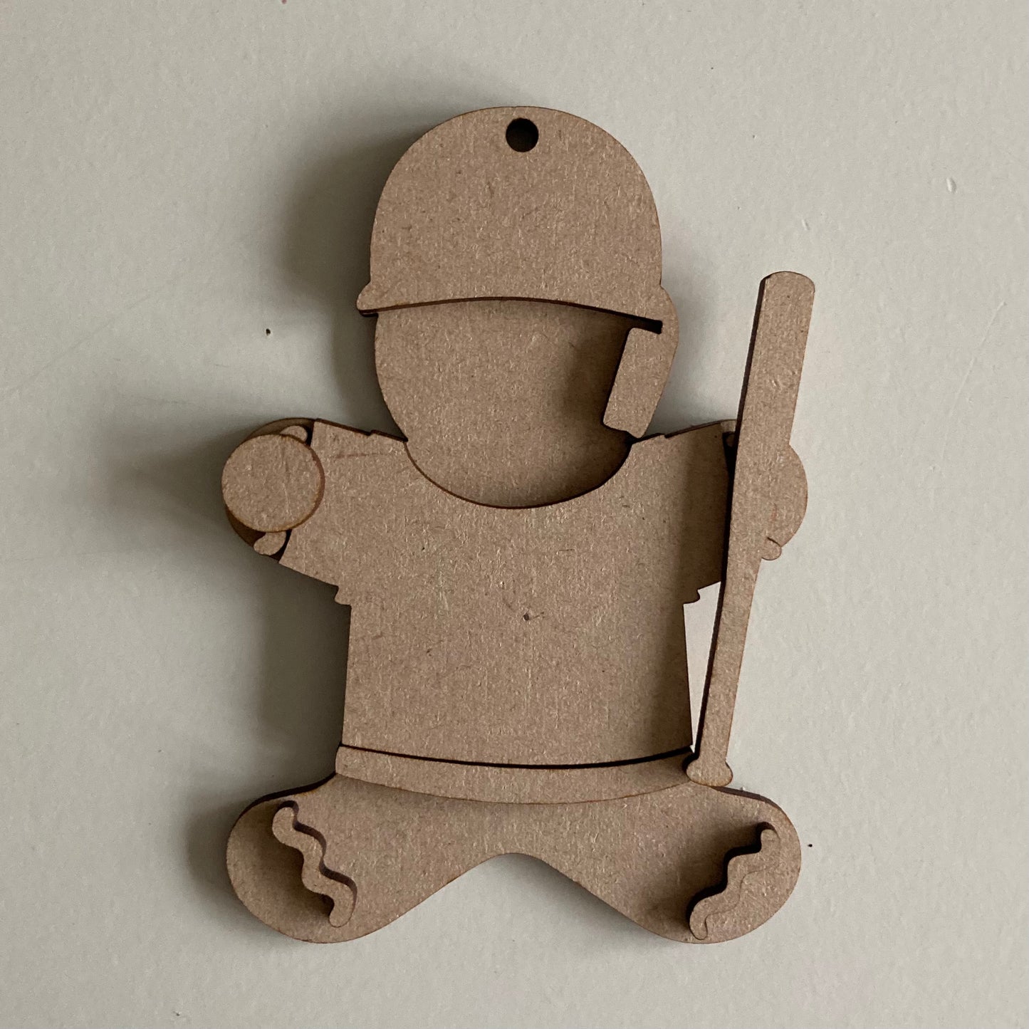 10cm Baseball Gingerbread Character