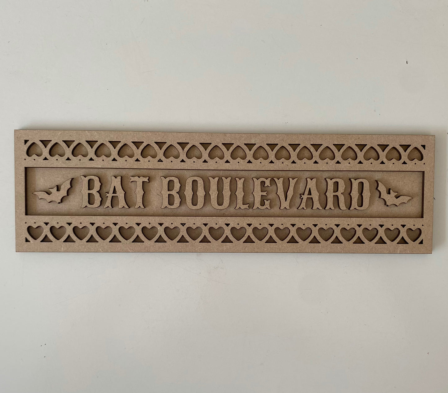 30cm Bat Boulevard Street Sign