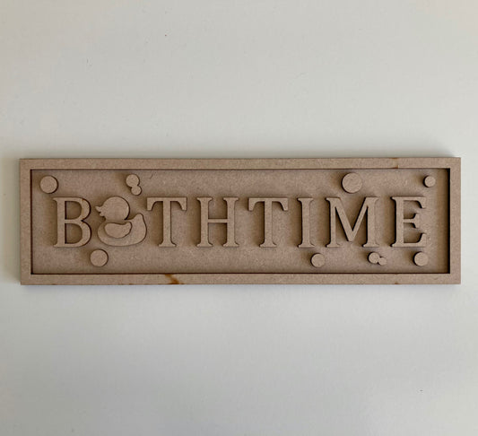 30cm Bathtime Duck Sign