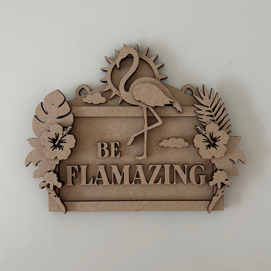 13cm Be Flamazing Mini Frame
