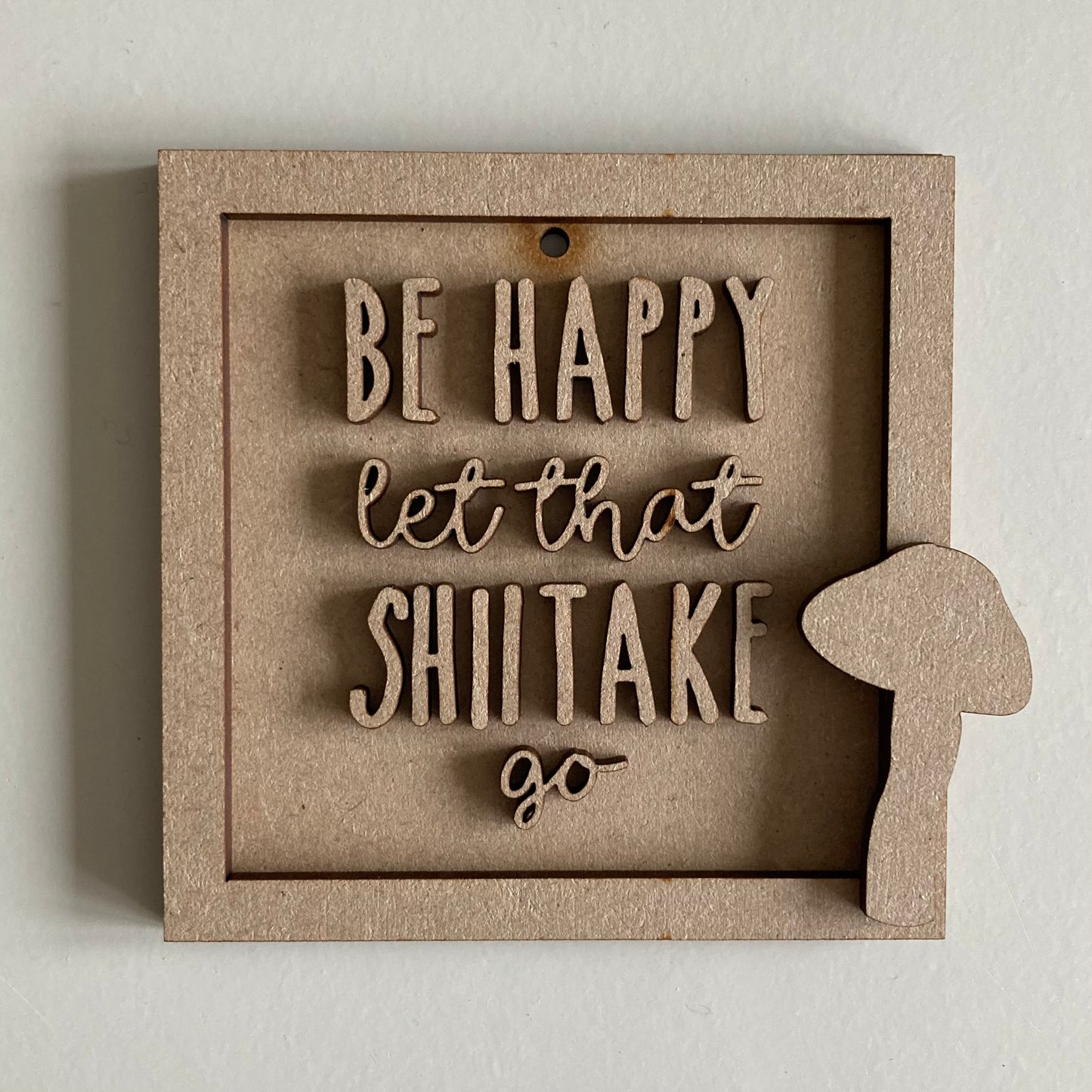 9cm Be Happy Let That Shitake Go Mini Frame