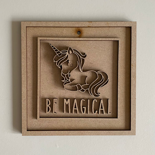15cm Be Magical Sign