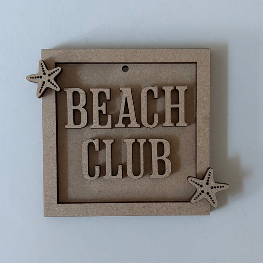 9cm Beach Club Mini Frame