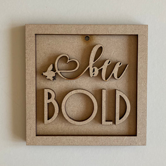 9cm Bee Bold Mini Frame
