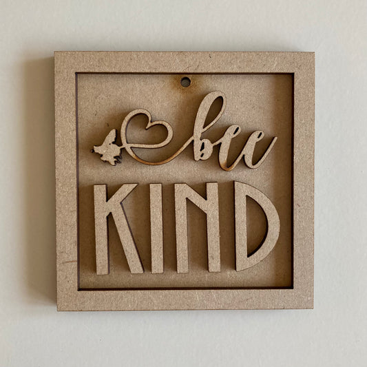 9cm Bee Kind Mini Frame