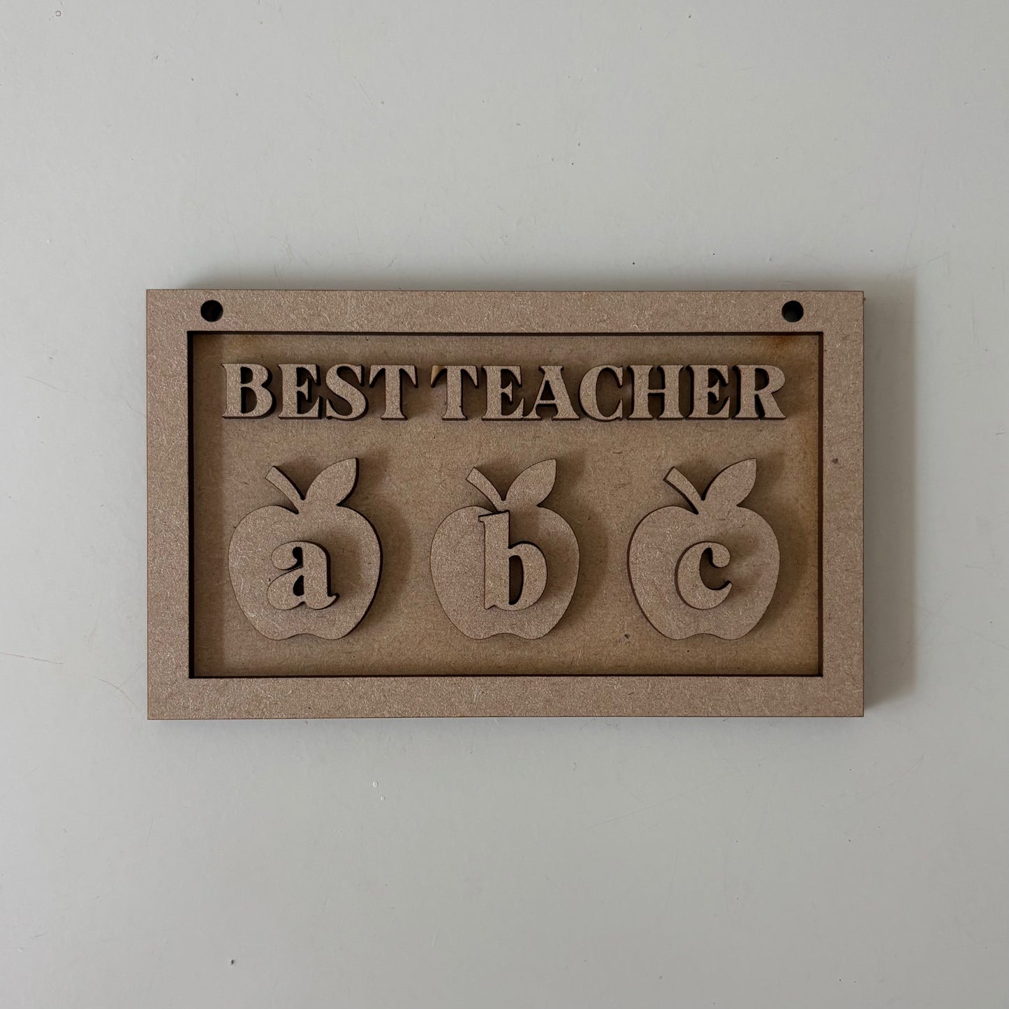 13cm Best Teacher ABC Mini Frame