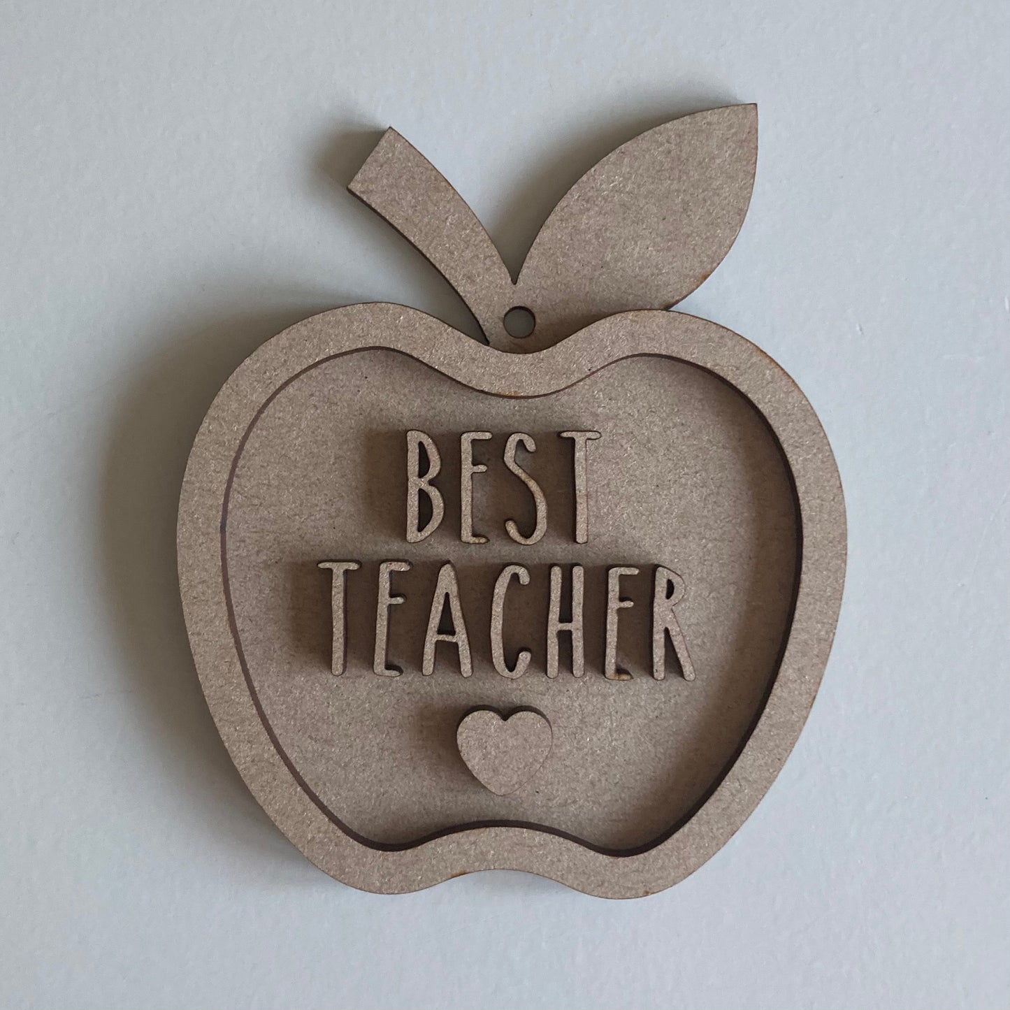 9cm Best Teacher Apple Mini Frame