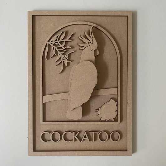 25cm Cockatoo Sign