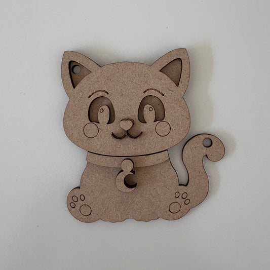 9cm Black Cat Spooky Pet Decoration