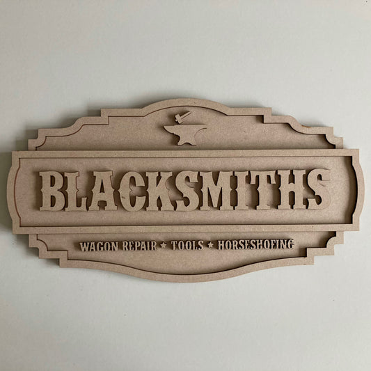 30cm Blacksmiths Sign