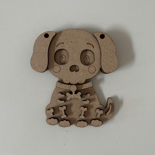 10cm Bone Retriever Spooky Pet Decoration