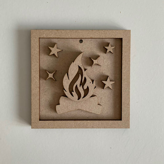 9cm Bonfire Mini Frame