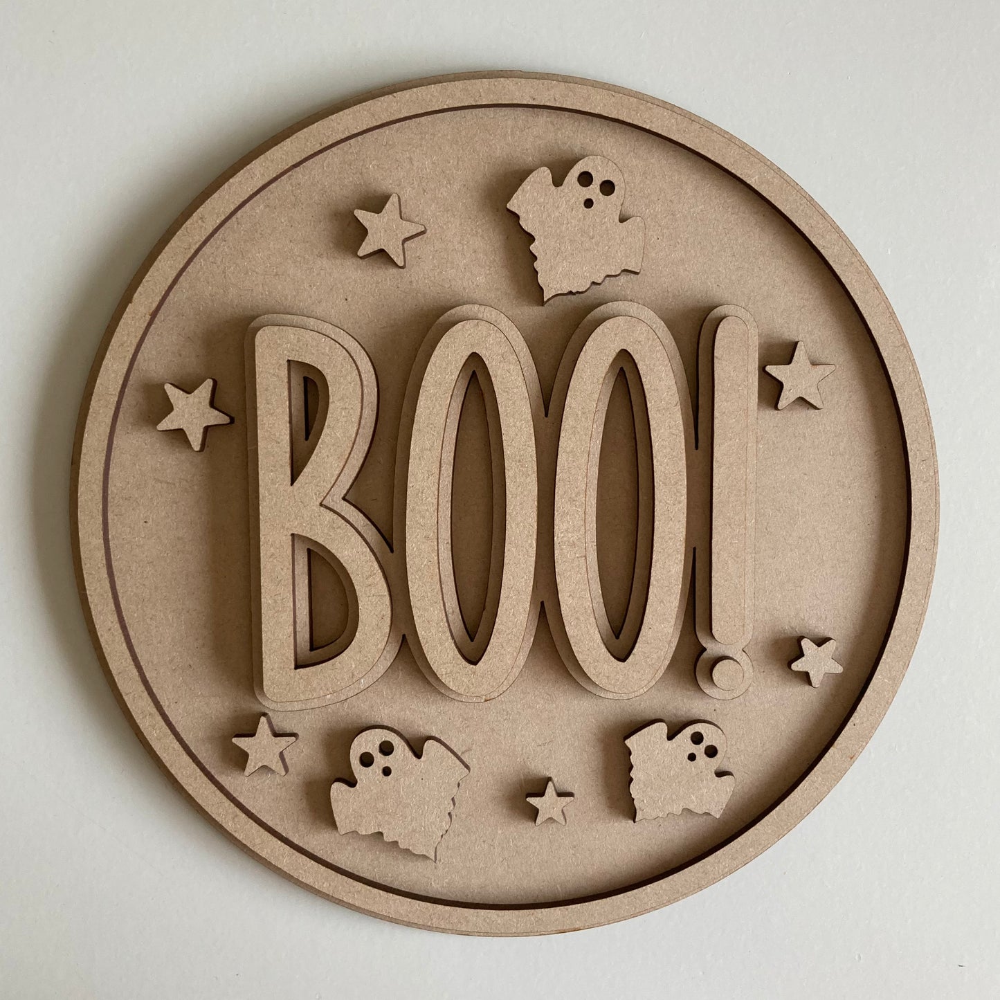 20cm Boo Sign