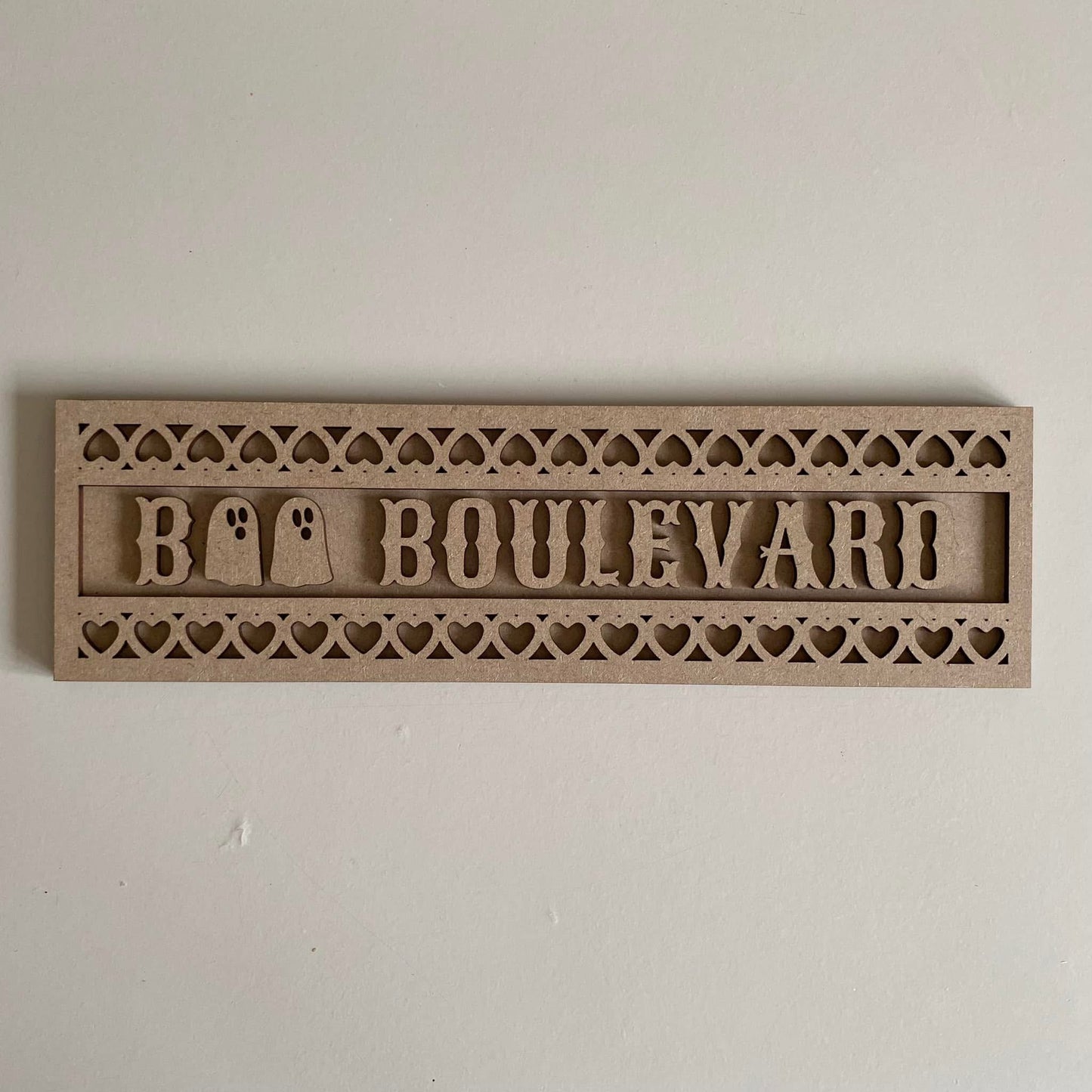 30cm Boo Boulevard Street Sign