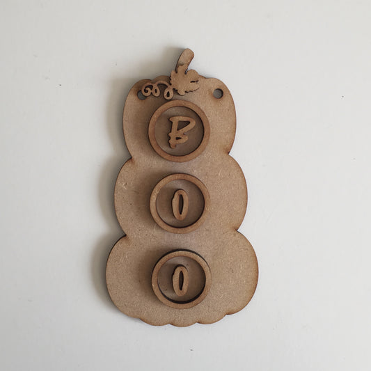 13cm Boo Pumpkins Stacker