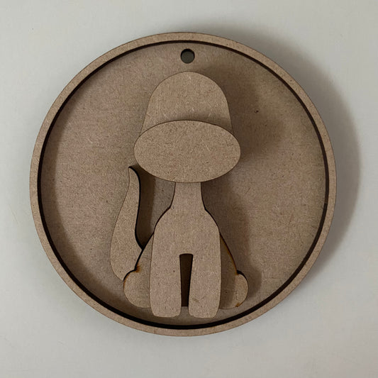 10cm Brachiosaurus Dinosaur Round Bauble
