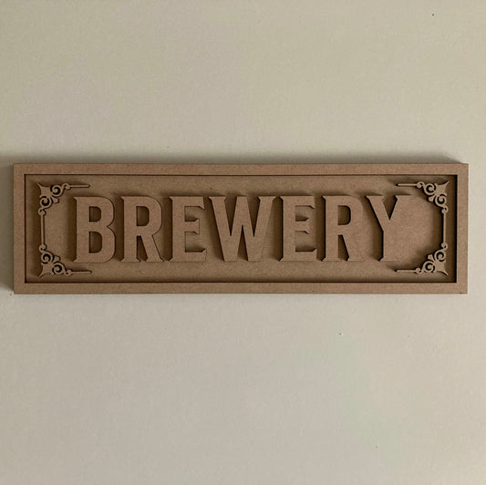 30cm Brewery Sign