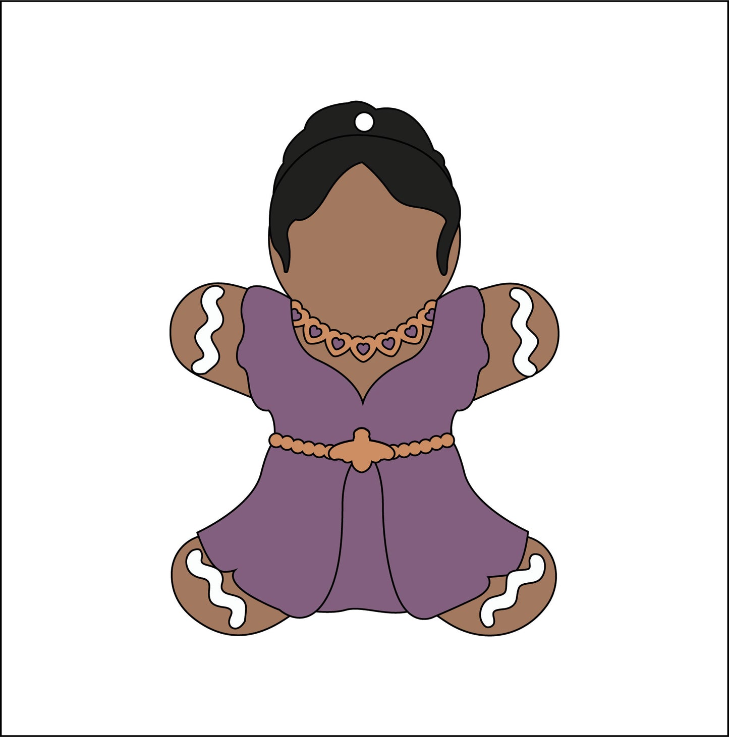 10cm Viscountess Regency Gingerbread Character