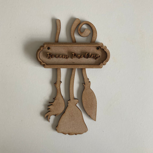 16cm Broom Parking Decoration