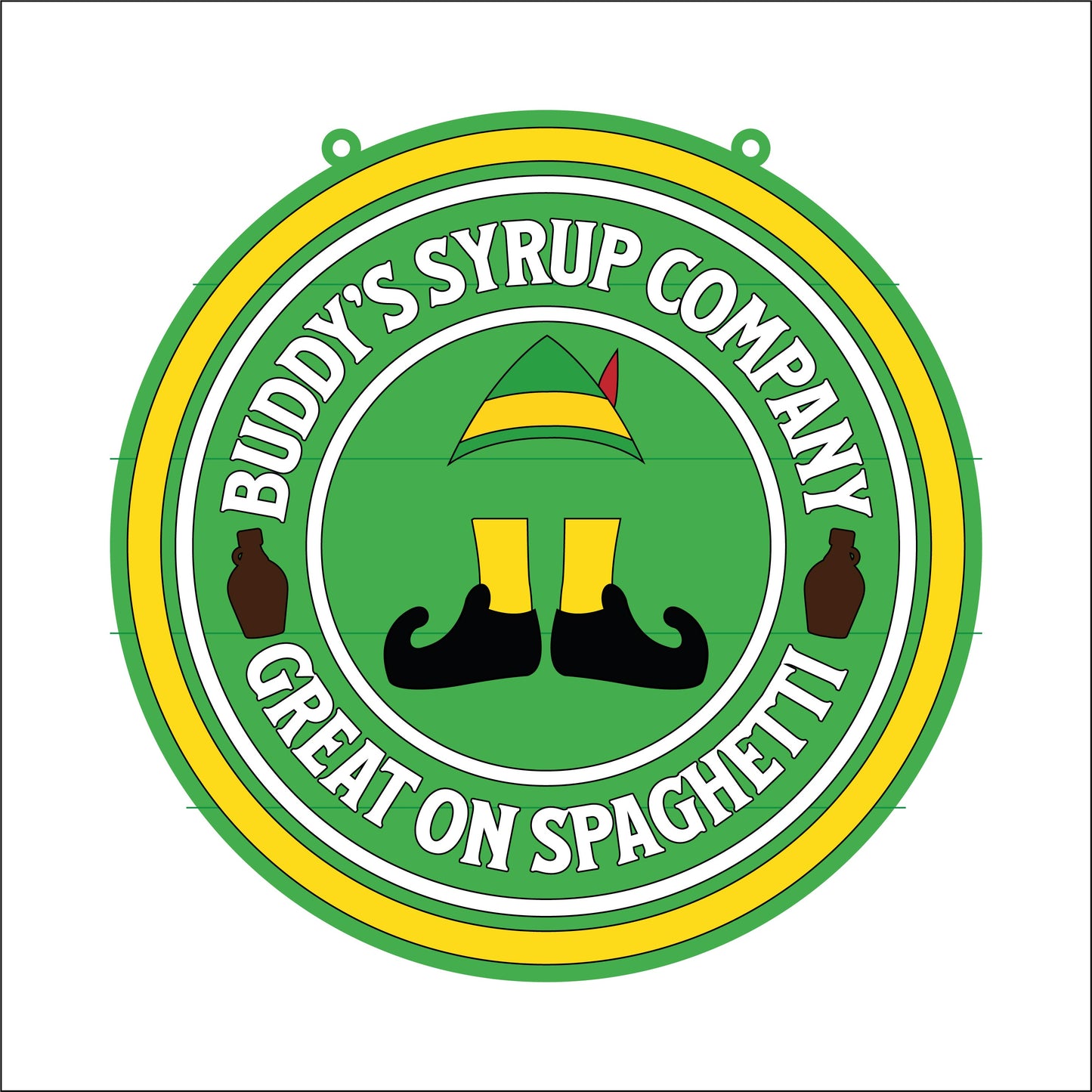 20cm Buddy's Syrup Company Sign