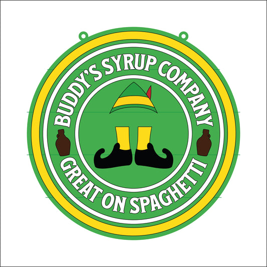 20cm Buddy's Syrup Company Sign