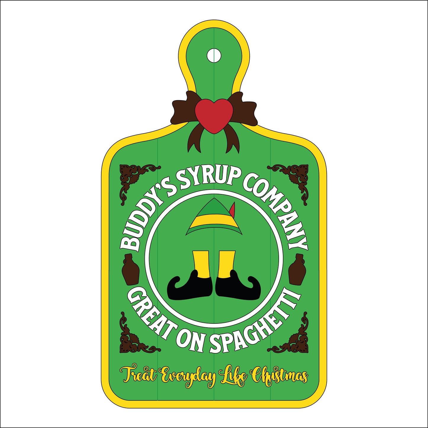 30cm Buddy's Syrup Company Chopping Board