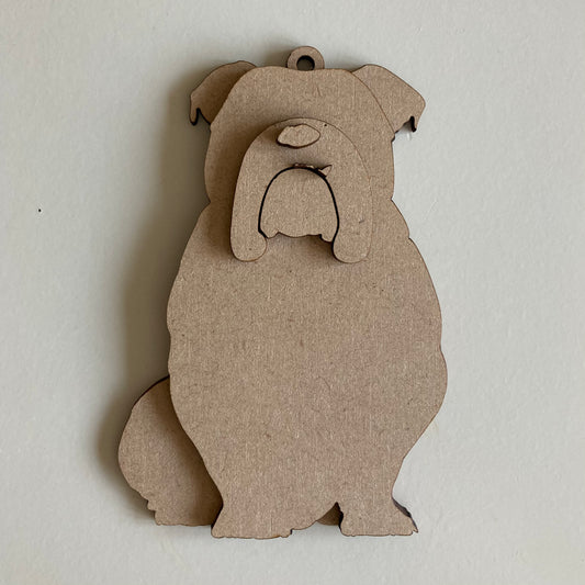 12.5cm Bulldog Decoration