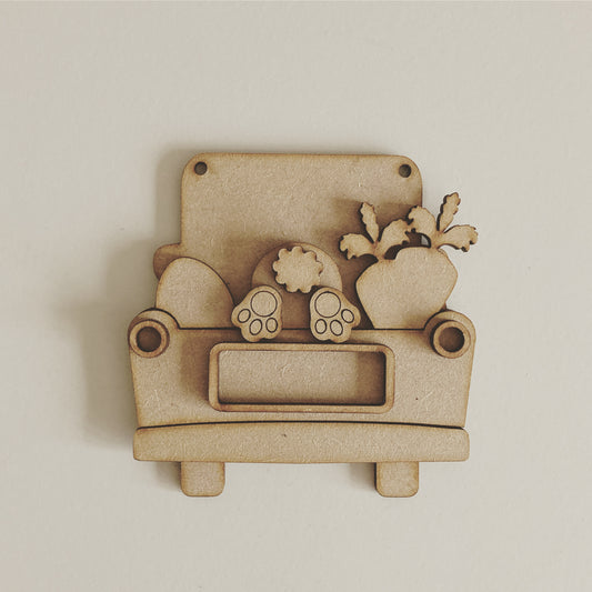 9cm Bunny Bottom In Truck Decoration