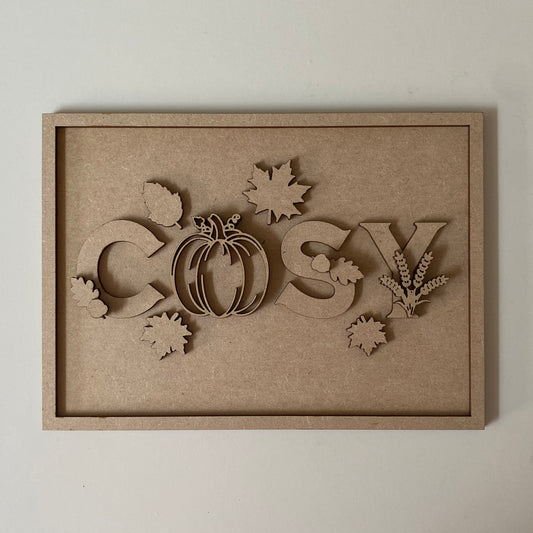 25cm Cosy Sign